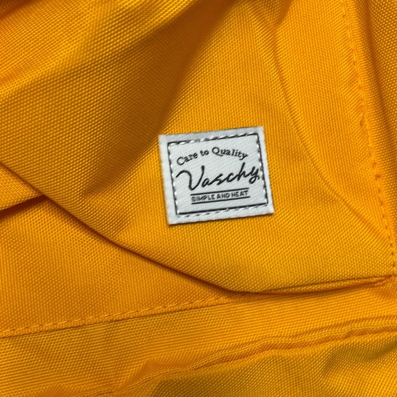 Vaschy Men's Bright Yellow Backpack - Picture 2 of 8